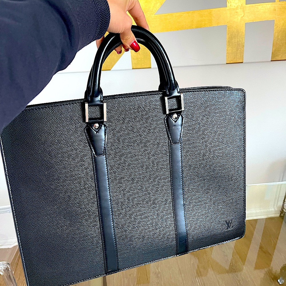 Louis Vuitton Leather Briefcase